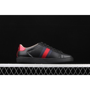 Gucci Ace Embroidered Low Top Sneaker Black with Bee