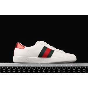 Gucci Ace Embroidered Low Top Sneaker White with Snake