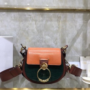Kitlife Chloe Small Tess Crocodile Green/Orange/Brown