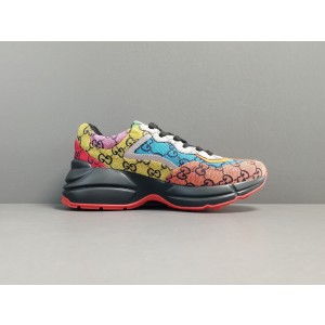 Gucci Rhyton GG Multicolor Sneaker In Multicolor Canvas