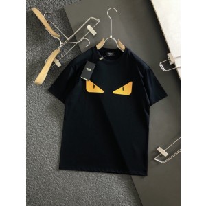 Fendi Short Sleeve T-shirt Black