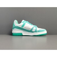 LV Trainer Mint White